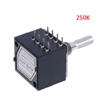 1Pc potentiometer 250K log alps audio amp volume control pot stereo w loudn^^i