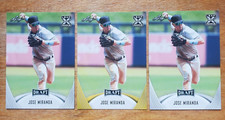JOSE MIRANDA 2021 LEAF DRAFT BASEBALL XRC PROSPECT 1 GOLD & 2 BASE RCs
