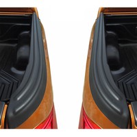 2X Heckklappenschutz Heckklappenabdeckung FüR Nissan Navara D23 2015-2023 ABS