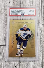 #/50 PSA 10 Ivan Barbashev RC ▪ 2017 SP Authentic  GOLD Spectrum FX Future Watch