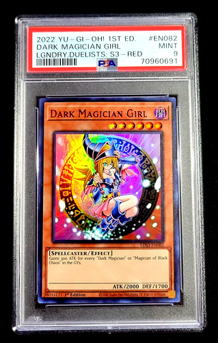Carta Yu-Gi-Oh! Dark Magician Girl *** 1ª Edición Holográfica Ultra Rara - LDS3-EN082, Cerca De MINT, Inglés
