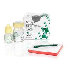 GC Fuji II Self-Cure Restorative Glass Ionomer Cement Crown Bridges Big Pack