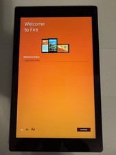Amazon Fire HD 10 5th Gen 2015 SR87CV 16GB Black Tested Working Reset