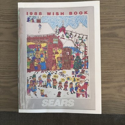 Vintage Sears Christmas Wish Book Catalog 1988 with Order Form Intact READ