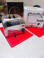 Dualit Classic 2 Slice Toaster Chrome and stainless - Good Working order 