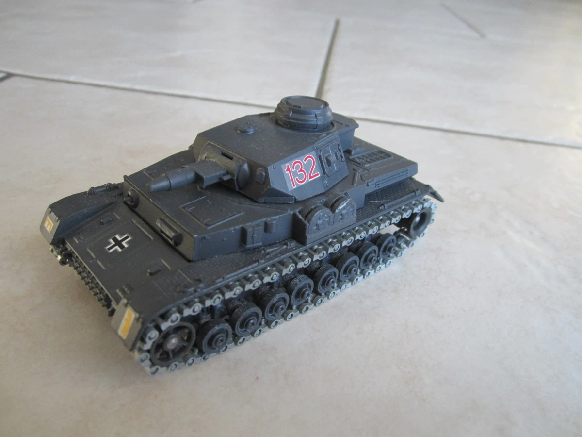 Char Panzer IV Solido 1/50, Canon Long 7,5 Cm, Gris, Allemand WW2, Très Bon état