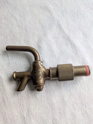 Vintage Diebels Brass German Beer Tap Spout, Spigot, Pour, Tavern Ale Barrel