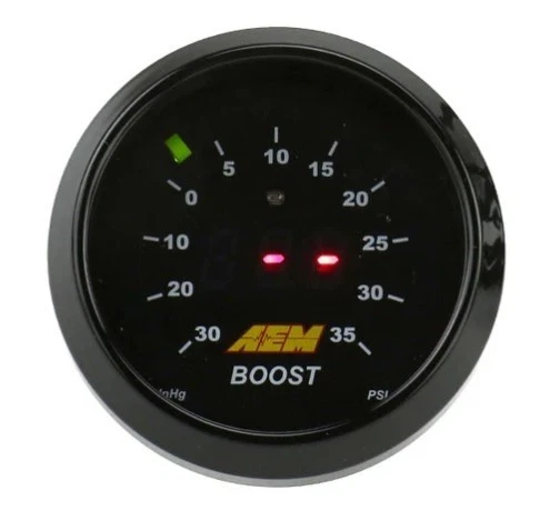 AEM para medidor digital Boost de 52 mm -30-35 psi Foto 3 de 4