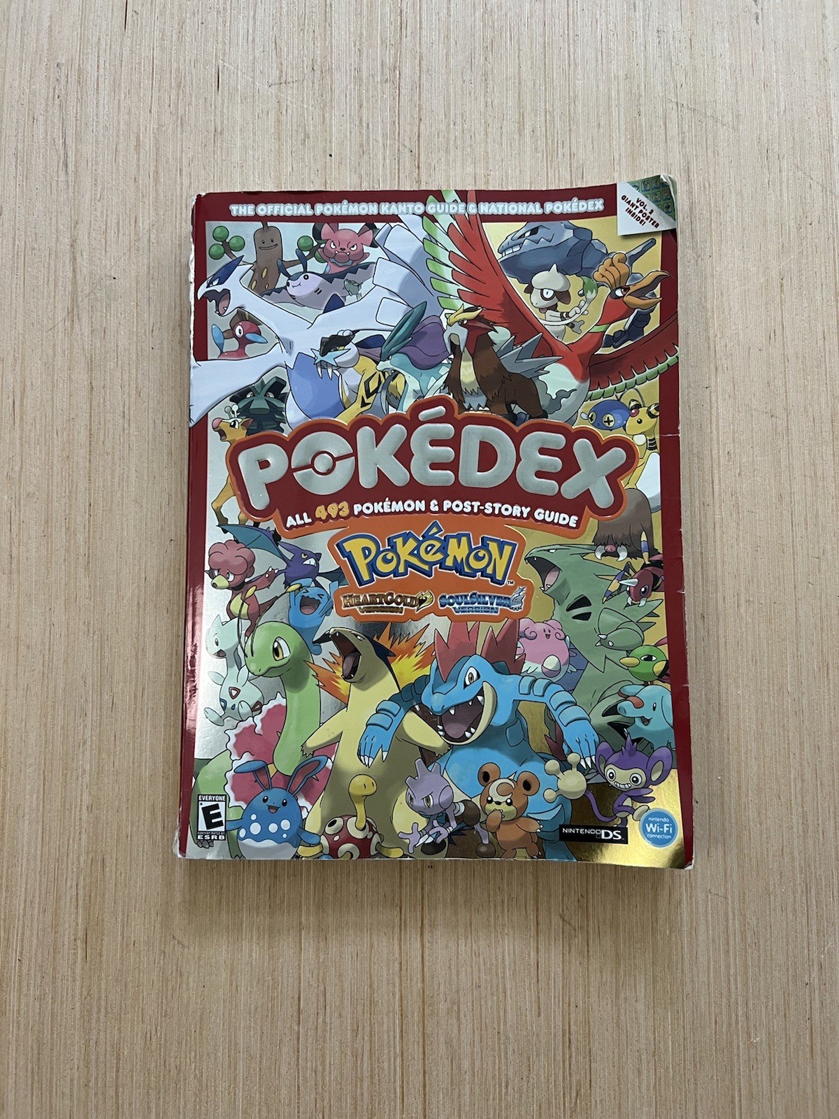 Pokemon Heartgold Soulsilver Vol. 2 Kanto Strategy Guide Book Pokedex No Poster