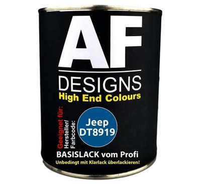 1L Autolack für Jeep DT8919 Banzai Blue Metallic  Autolack Spritzfertig