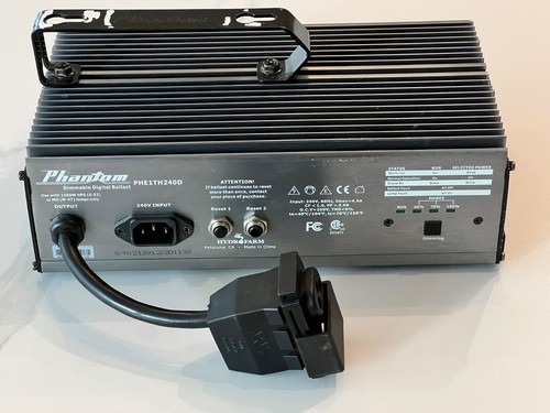 Hydrofarm Phantom Dimmable Digital Ballast PHE1TH240D - Work