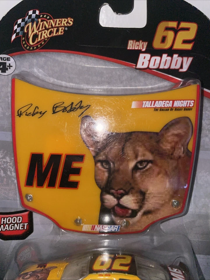 2006 Ricky Bobby #62 “ME” Talladega Nights NASCAR 1/64 Scale Diecast Boxed - Image 4 of 4