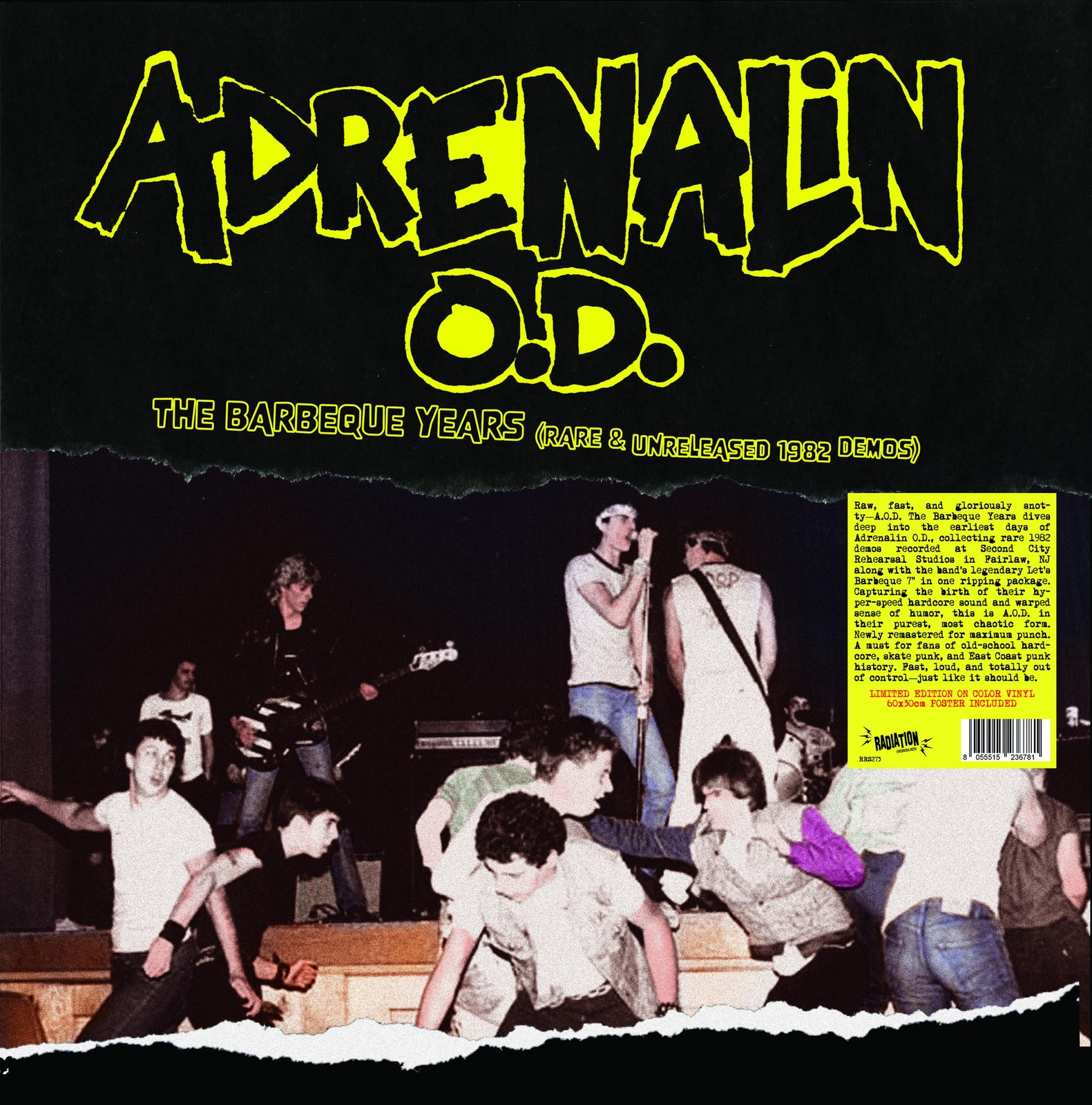 Adrenalin O.D. The Barbeque Years (Rare & Unreleased 1982 Demos) (Vinyl LP)