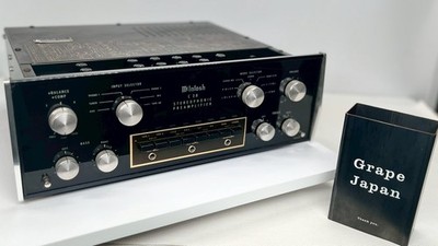 McIntosh C28 Solid State Stereo Preamplifier MM Phono Excellent Working w/Manual