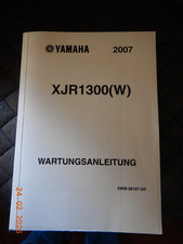Wartungsanleitung Yamaha XJR1300 RP19 Reparaturanleitung, Werkstatthandbuch 2007