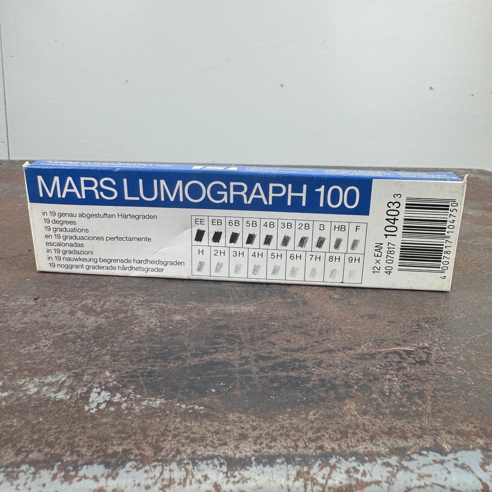 5x STAEDTLER Mars Lumograph 100 6B Pencils - Germany