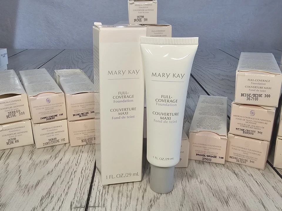 Mary Kay Liquid Medium & Full Coverage Foundation Beige Bronze Ivory PICK COLOR! - Image 4 of 4
