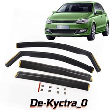 Regenabweiser Windabweiser 4-Tlg Für VW Polo MK5 5-Türer Hatchback 2009-2017