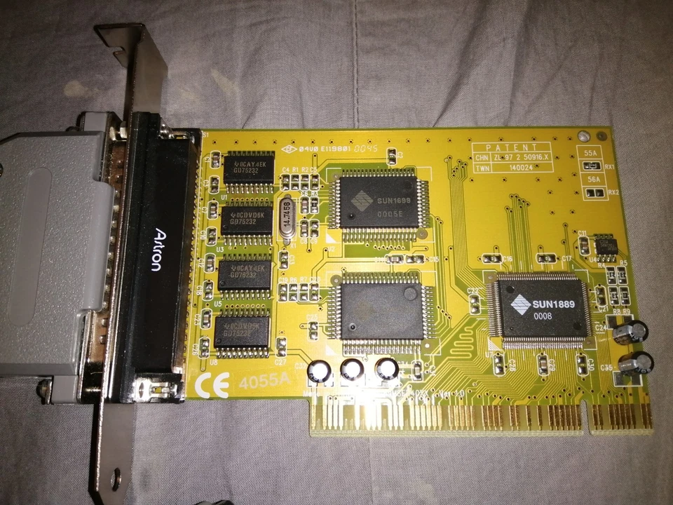 Scheda Multi Seriale PCI 4 Porte RS232 + Cavo DB9, SUNix 4056a OEM Seriali - Immagine 3 di 4