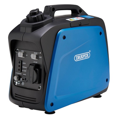 #ad Draper Petrol Inverter Generator 700W Voltage 230V Fuel tank 2.1L 95176 $420.02