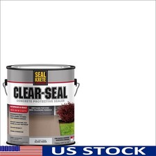 Gloss Concrete Sealer Waterproof Stain Resistant Low Odor Easy Cleanup Durable
