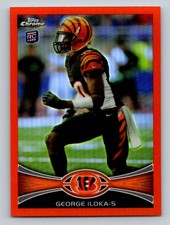 2012 Topps Chrome #205 George Iloka Orange Refractors