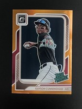 KAYSON CUNNINGHAM 2026 Panini Donruss ORANGE OPTIC PRIZM /199 #116