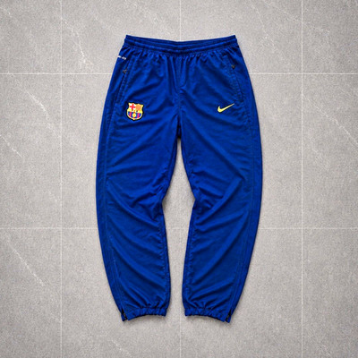 Nike FC Barcelona Dri-FIT Trainingshose lang XL blau elastisch Reißverschluss