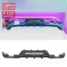 For Jeep Grand Cherokee Srt 2012-22 V3 Style Painted Carbon Front Bumper Lip Kit