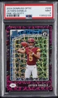 2024 PANINI DONRUSS OPTIC PINK VELOCITY #248 JAYDEN DANIELS ROOKIE RC /80 PSA 9