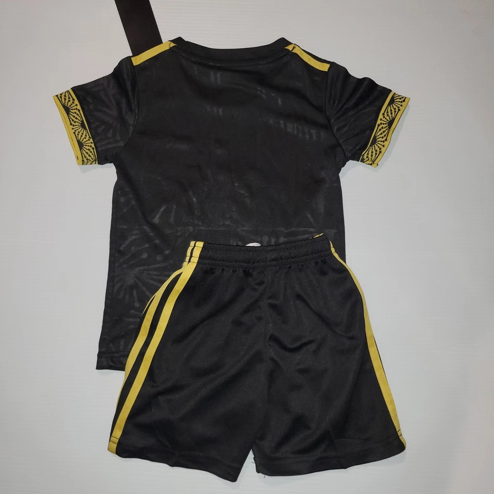 Kid's jersey black Color Futbol Jersey, mexico Soccer uniforms, Top & shorts - Image 3 of 3