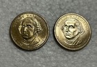Two  (2) 2007  P George Washington Presidential Dollars Position A & B UNC — photo 1