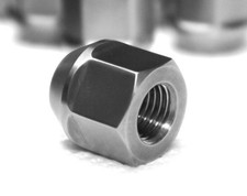 1pc Titanium 12x1.5 19 3/4 60 cone acorn open end Lug Wheel Nut nuts