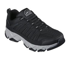 NEW Skechers Men's Crossbar Slip-on Sneaker Black/ Gray - Express delivery
