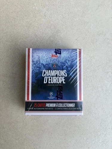 Topps PSG Paris Saint-Germain: Champions D'Europe 2025 Sealed Box✅