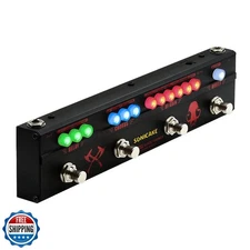 SONICAKE Guitar Multi Effect Pedal Heavy Metal HiGain Distortion Boost Chorus