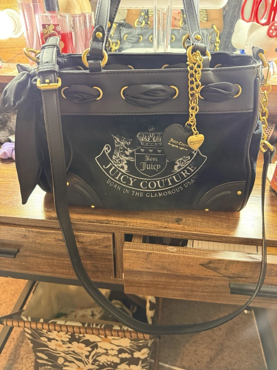 Juicy Couture Leather Exterior Satchel/Top Handle Bag Handbags