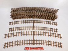 Bastler Konvolut Bausatz-Gleise Spurw 34 mm M&Auml;NGEL gebogen Holzschwelle #DU81-12