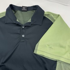 Vintage Nike Golf Polo Shirt - Men  s XL - Dri Fit - Striped - Y2K - Swoosh