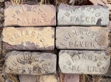 Vintage Purington  Brick Block Paver Reclaimed From Chicago Street (You Pick)