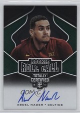 2016-17 Panini Totally Certified Rookie Roll Call Auto Abdel Nader #47 Auto 1u6