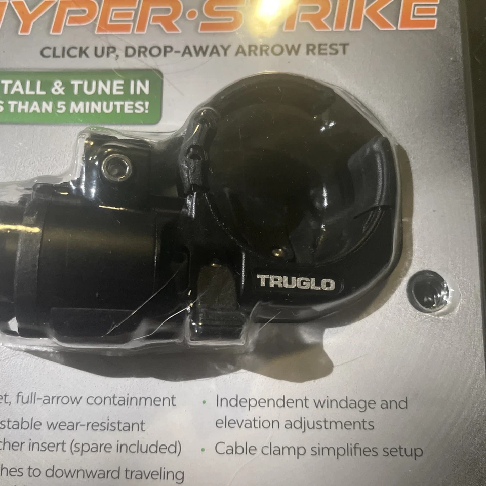 TruGlo Hyper-Strike Drop Away Rest Black LH - Image 3 of 4