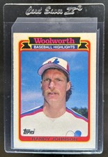 1989 Topps Woolworth Baseball Highlights Randy Johnson Rookie RC #13 Expos