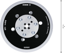 New Genuine Bosch 2608900003 EXPERT Multihole Backing Pad For random orbital