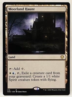 MTG- Moorland Haunt #175-Commander: Innistrad: Crimson Vow VOC-Regular-NM