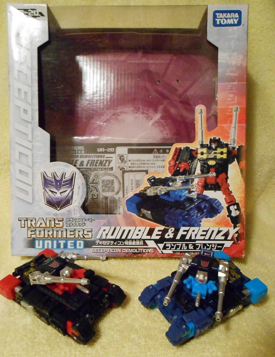 Takara Tomy Transformers United Decepticon Rumble & Frenzy UN-20