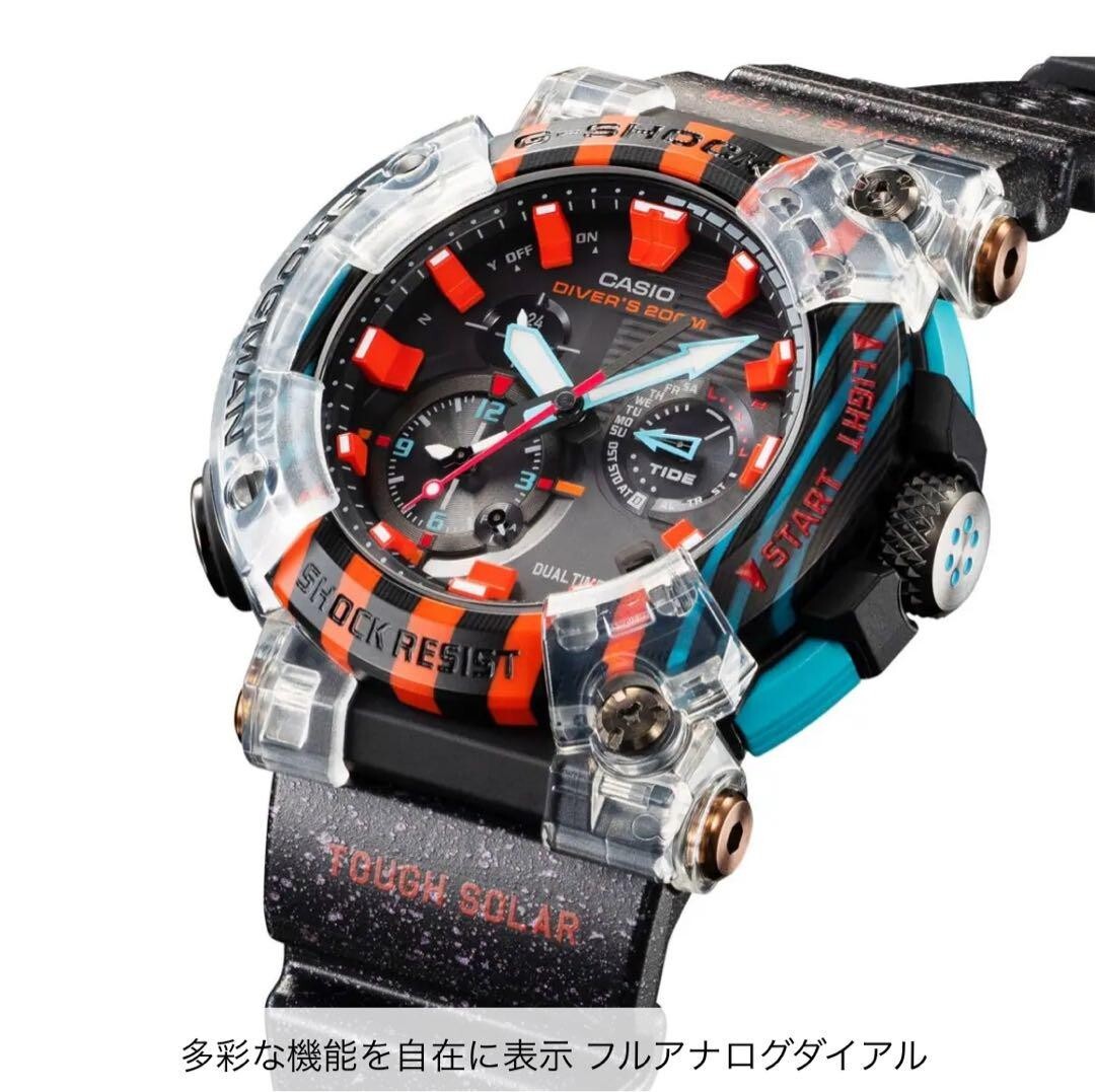 G-SHOCKFROGMANヤドクガエルGWF-A1000APF-1AJR G-SHOCK FROGMAN GWF-A1000APF-1AJR Poison dart frog Watch