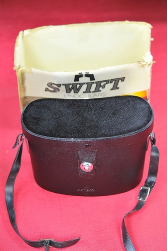 Swift Saratoga MARK I Extra Weitwinkel Nr. 801 8X40 Vintage Fernglas mit Box - Bild 12 von 13