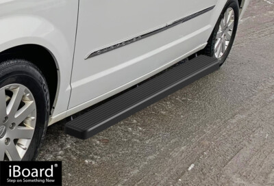 iBoard Running Boards 6 inches Matte Black Fit 11-20 Dodge Grand Caravan