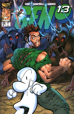 Image Comics Gen 13 Comic Book #13B (1996, 2nd Series) Newsstand Variant Bone